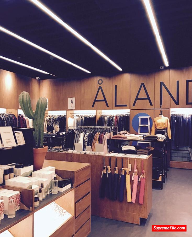 ÅLAND，首尔八大潮店之一